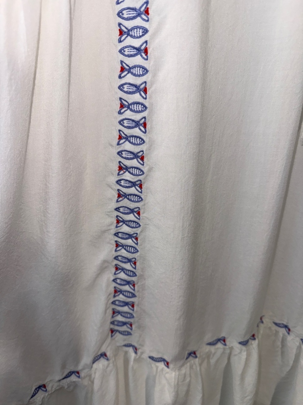 HiHo White Sleeveless Embroidered Dress - Picture 4 of 10